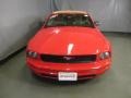 2005 Torch Red Ford Mustang V6 Deluxe Convertible  photo #2