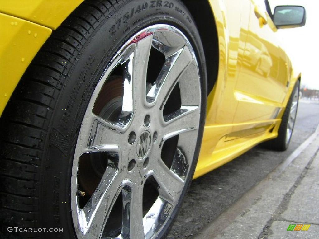 2006 Mustang Saleen S281 Supercharged Coupe - Screaming Yellow / Dark Charcoal photo #6