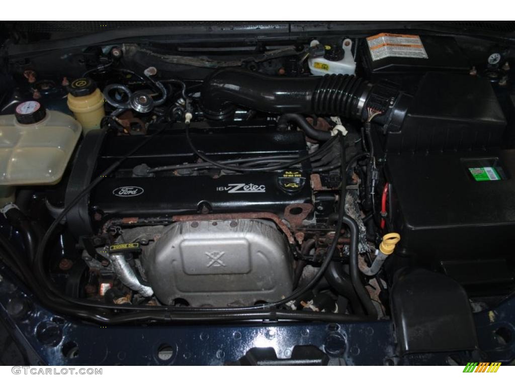 2001 Focus SE Sedan - Twilight Blue Metallic / Medium Graphite Grey photo #19