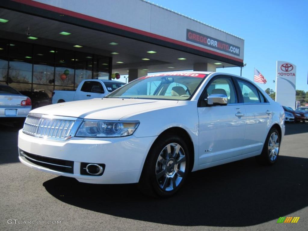 2009 MKZ Sedan - White Suede / Light Stone photo #1