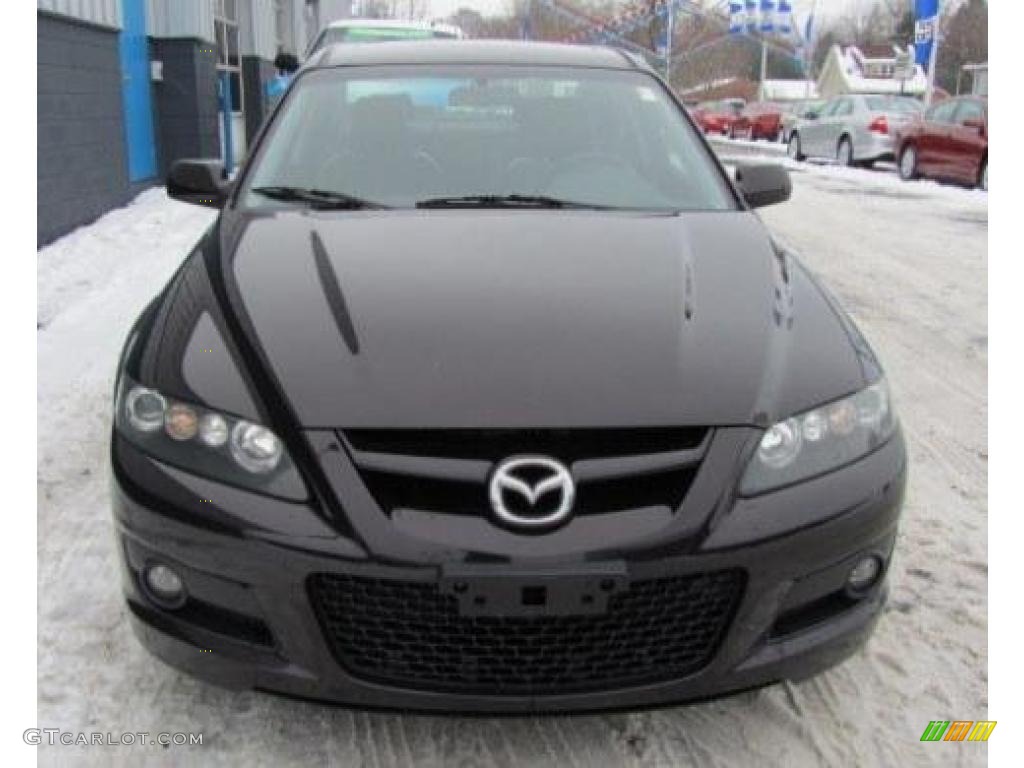 2006 MAZDA6 MAZDASPEED6 Grand Touring - Black Cherry Mica / Black photo #6