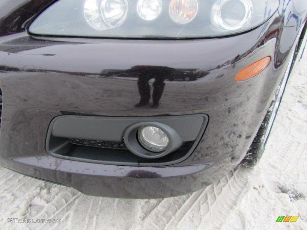 2006 MAZDA6 MAZDASPEED6 Grand Touring - Black Cherry Mica / Black photo #9
