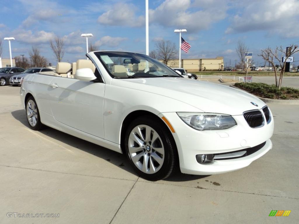 2011 3 Series 328i Convertible - Alpine White / Cream Beige photo #2