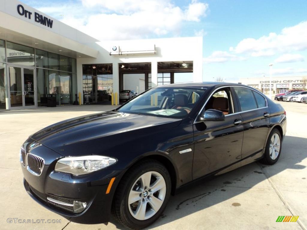 2011 5 Series 528i Sedan - Imperial Blue Metallic / Cinnamon Brown photo #1