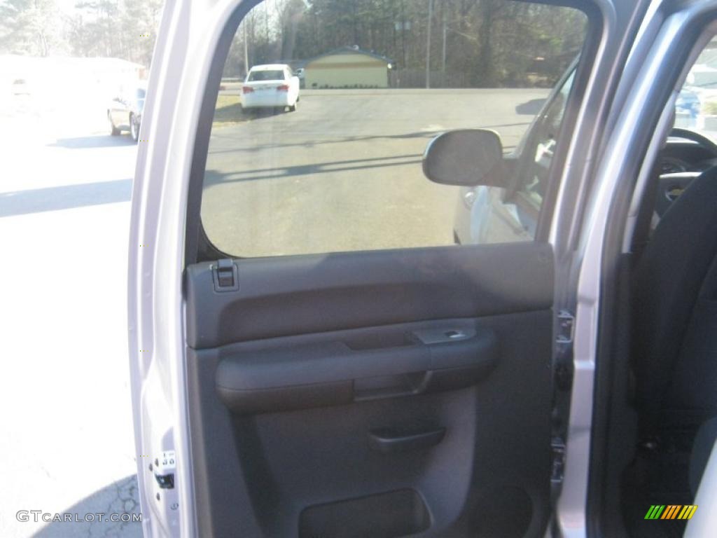 2011 Silverado 1500 LT Crew Cab - Sheer Silver Metallic / Ebony photo #18