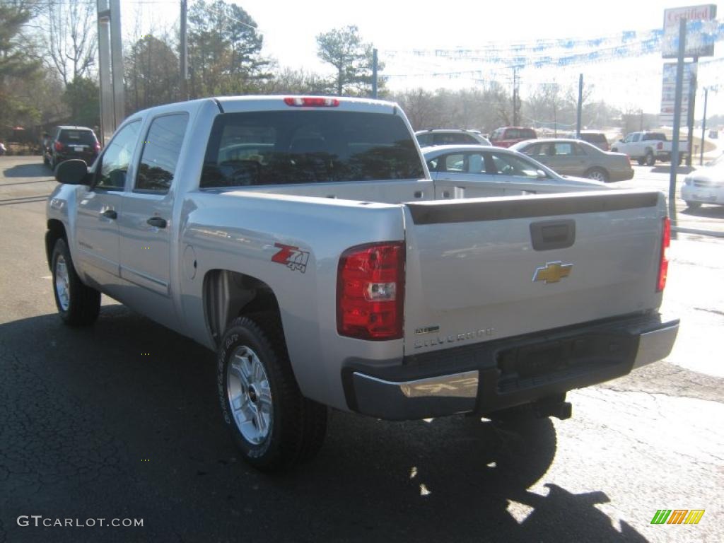 2011 Silverado 1500 LT Crew Cab 4x4 - Sheer Silver Metallic / Ebony photo #3