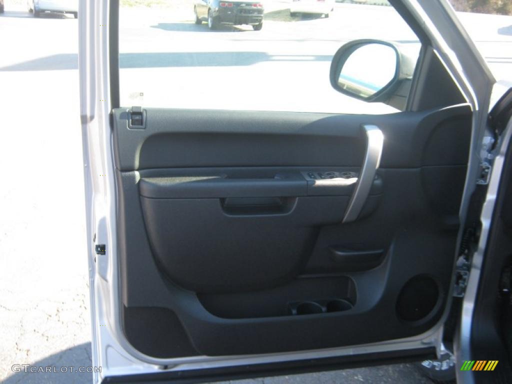 2011 Silverado 1500 LT Crew Cab 4x4 - Sheer Silver Metallic / Ebony photo #17