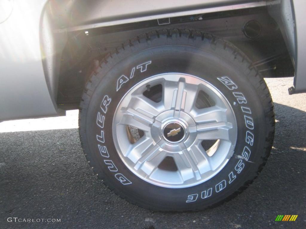 2011 Silverado 1500 LT Crew Cab 4x4 - Sheer Silver Metallic / Ebony photo #22