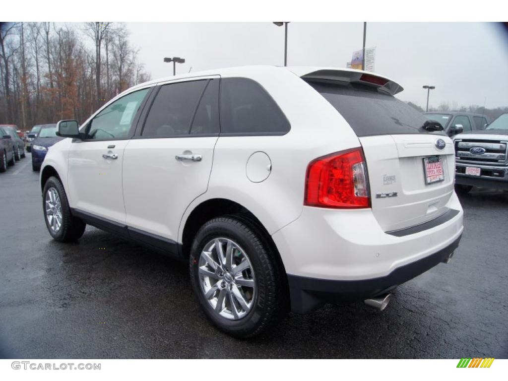 White Platinum Tri-Coat 2011 Ford Edge SEL AWD Exterior Photo #44019148