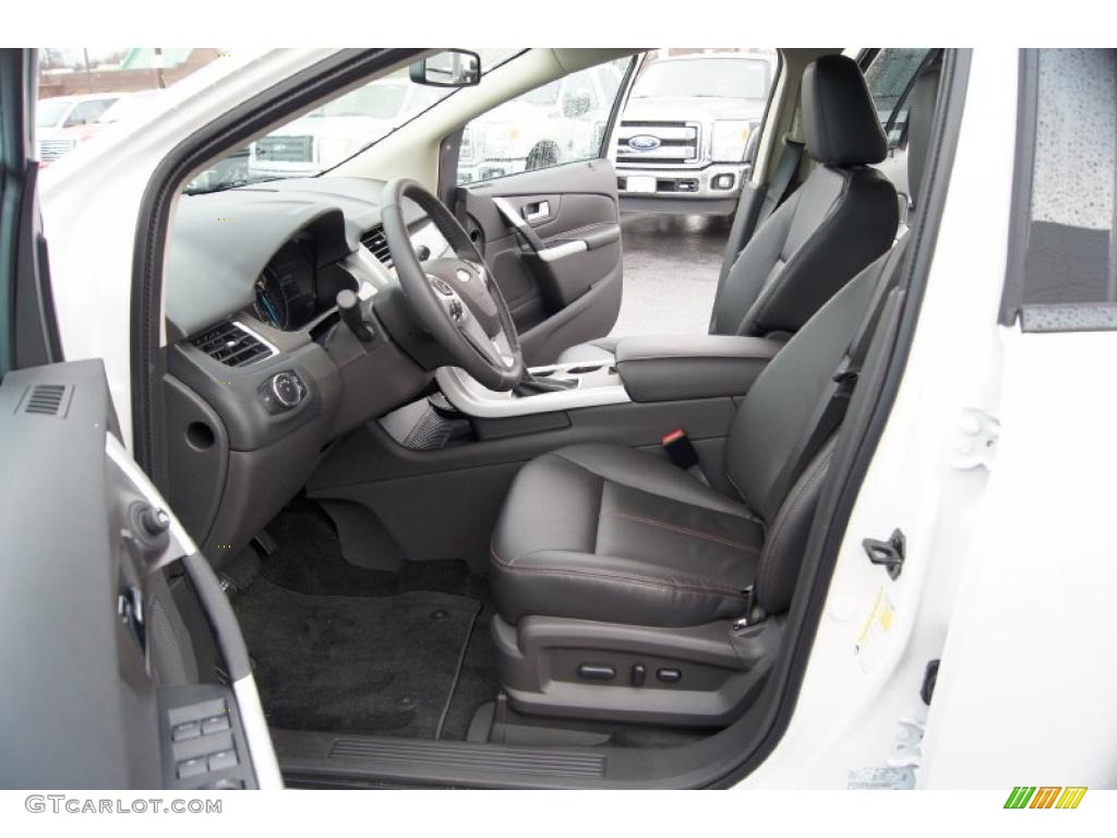 Charcoal Black Interior 2011 Ford Edge SEL AWD Photo #44019280