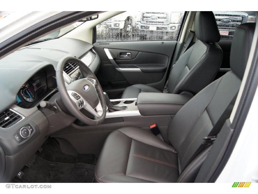Charcoal Black Interior 2011 Ford Edge SEL AWD Photo #44019553