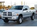 2004 Bright Silver Metallic Dodge Ram 2500 SLT Quad Cab 4x4  photo #1