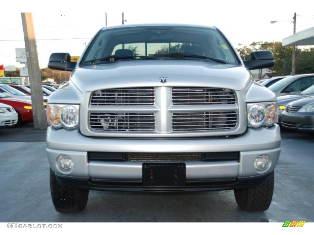 Bright Silver Metallic 2004 Dodge Ram 2500 SLT Quad Cab 4x4 Exterior Photo #44021388
