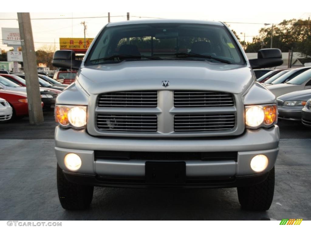 Bright Silver Metallic 2004 Dodge Ram 2500 SLT Quad Cab 4x4 Exterior Photo #44021404