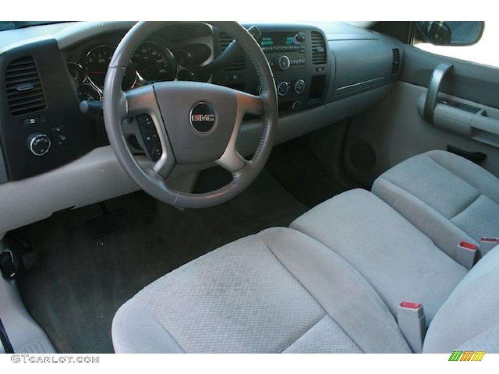 Dark Titanium/Light Titanium Interior 2007 GMC Sierra 1500 SLE Crew Cab Photo #44022244