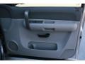 Dark Titanium/Light Titanium 2007 GMC Sierra 1500 SLE Crew Cab Door Panel