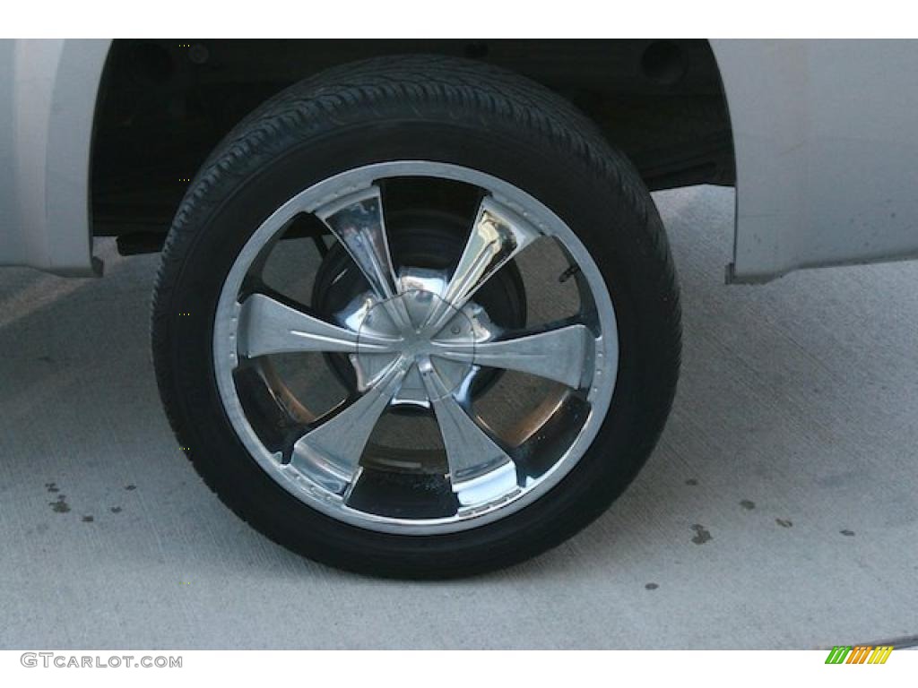 2007 GMC Sierra 1500 SLE Crew Cab Custom Wheels Photo #44022632