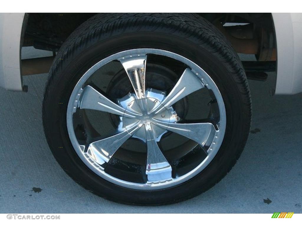 2007 GMC Sierra 1500 SLE Crew Cab Custom Wheels Photo #44022644