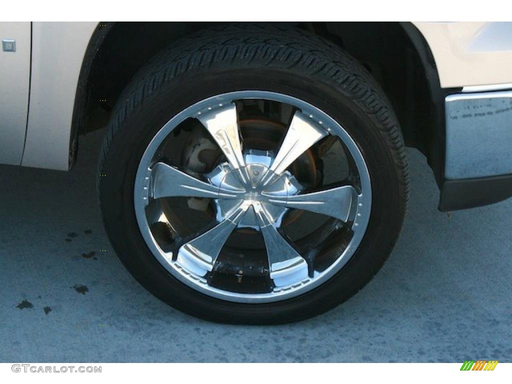 2007 GMC Sierra 1500 SLE Crew Cab Custom Wheels Photo #44022660