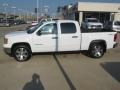 2008 Summit White GMC Sierra 1500 SLE Crew Cab 4x4  photo #2