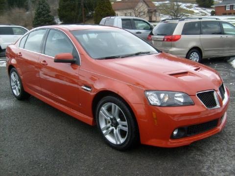 2008 Pontiac G8  Data, Info and Specs