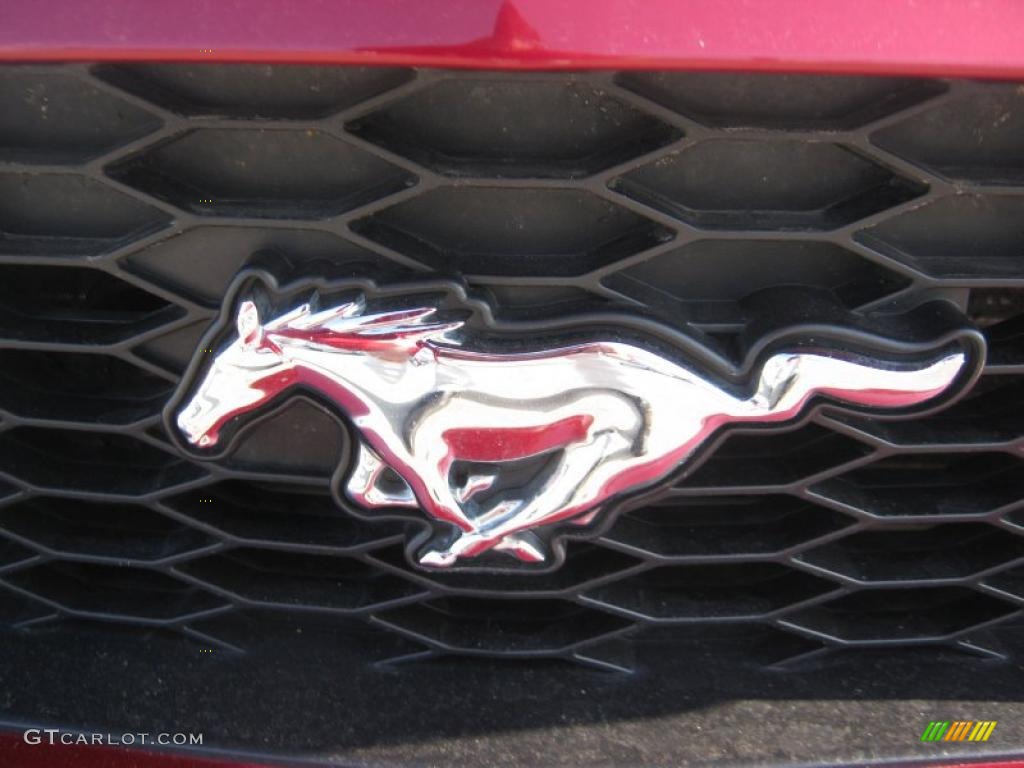 2007 Mustang GT Premium Convertible - Redfire Metallic / Dark Charcoal photo #24
