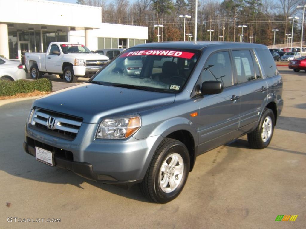 2007 Pilot LX - Steel Blue Metallic / Gray photo #1