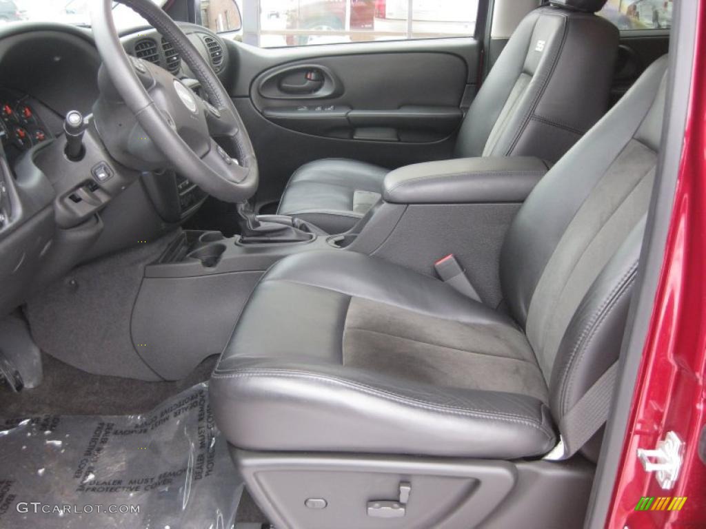 Ebony Interior 2008 Chevrolet TrailBlazer SS 4x4 Photo #44028356