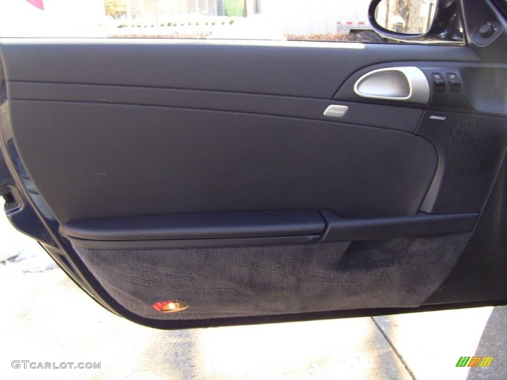 2007 Porsche Cayman Standard Cayman Model Sea Blue Door Panel Photo #44029032