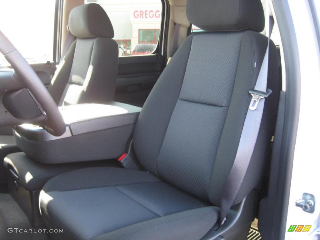 Ebony Interior 2011 GMC Sierra 1500 SLE Crew Cab 4x4 Photo #44029100