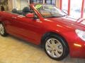 2010 Inferno Red Crystal Pearl Chrysler Sebring Limited Convertible  photo #21