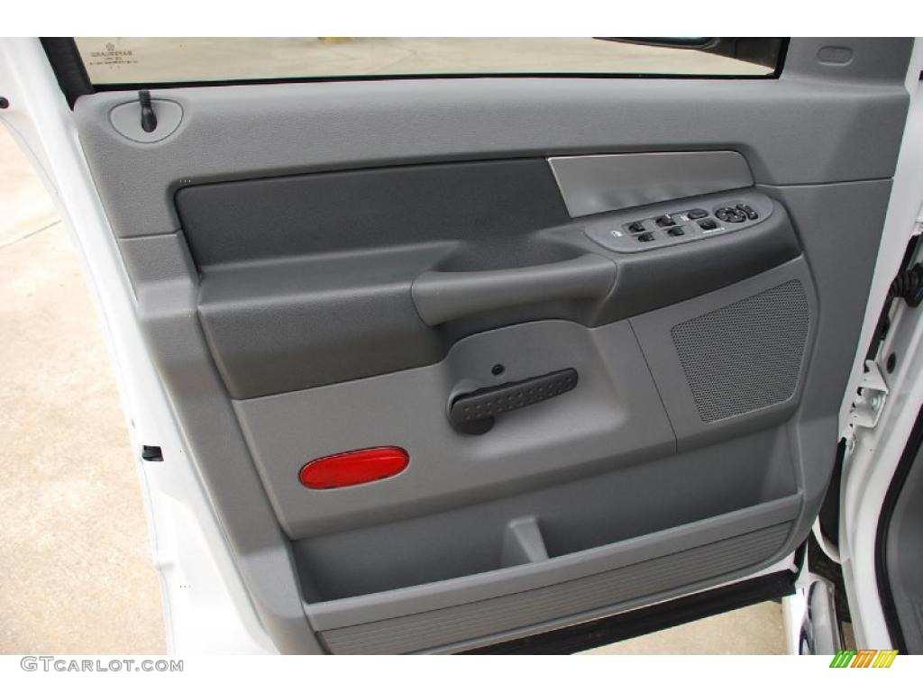2007 Dodge Ram 3500 SLT Mega Cab Dually Medium Slate Gray Door Panel Photo #44034520
