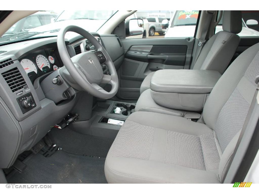 Medium Slate Gray Interior 2007 Dodge Ram 3500 SLT Mega Cab Dually Photo #44034544