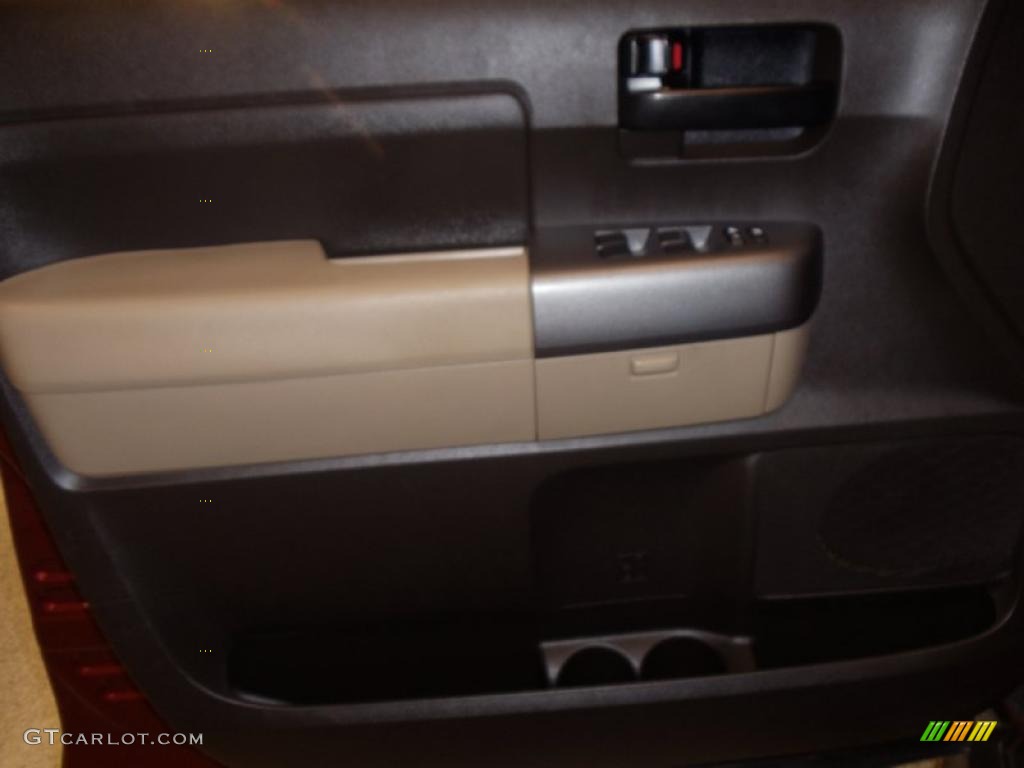 2010 Tundra CrewMax - Salsa Red Pearl / Sand Beige photo #12