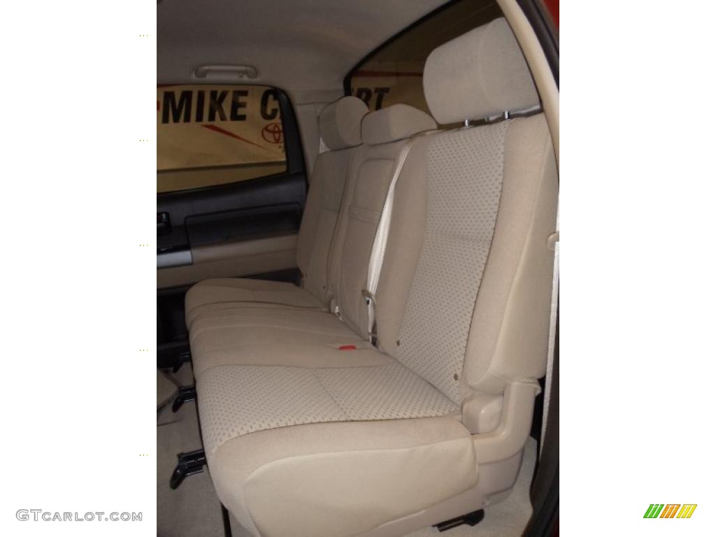 2010 Tundra CrewMax - Salsa Red Pearl / Sand Beige photo #29