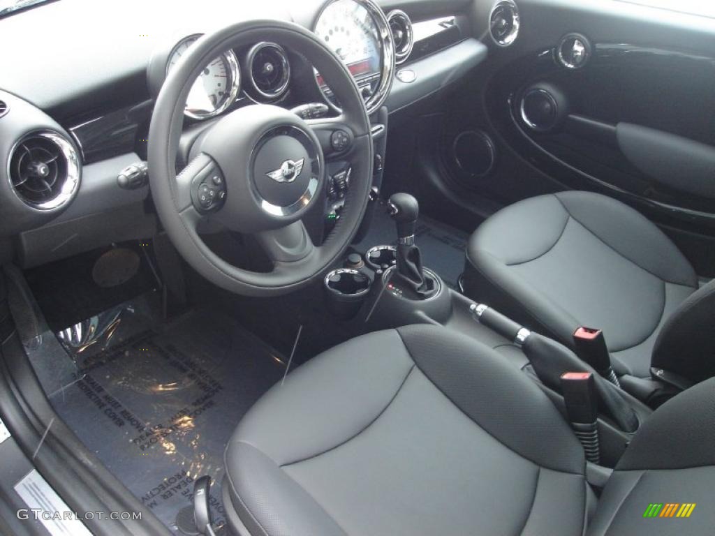Carbon Black Interior 2011 Mini Cooper Clubman Photo #44037548