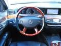 Black 2007 Mercedes-Benz S 600 Sedan Steering Wheel
