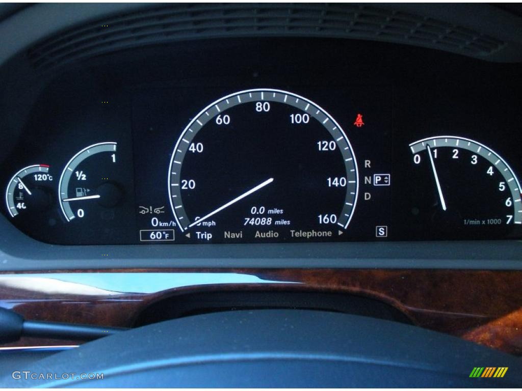 2007 Mercedes-Benz S 600 Sedan Gauges Photo #44040524