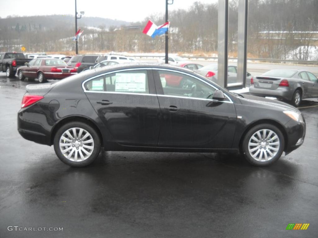 Carbon Black Metallic 2011 Buick Regal CXL Exterior Photo #44043668