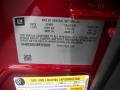 2011 Buick LaCrosse CXL Info Tag