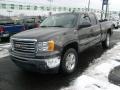 2011 Storm Gray Metallic GMC Sierra 1500 SLT Extended Cab 4x4  photo #3