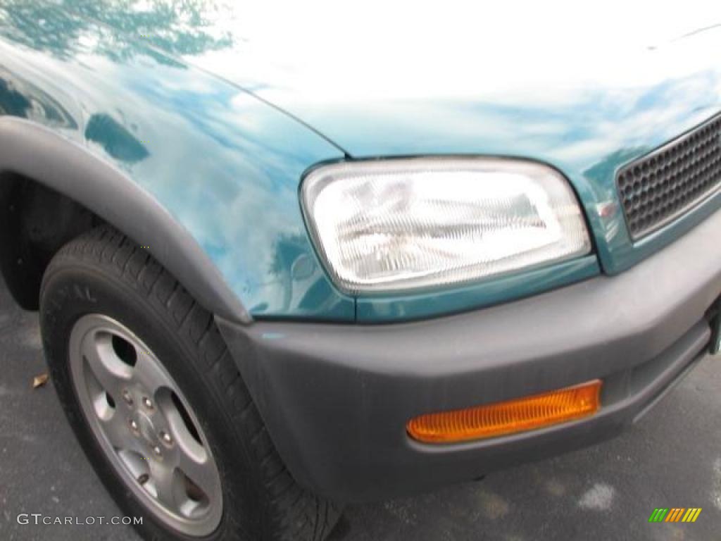 1997 RAV4 4WD - Dark Green Metallic / Gray photo #2