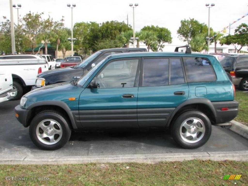 Dark Green Metallic 1997 Toyota RAV4 4WD Exterior Photo 44050141