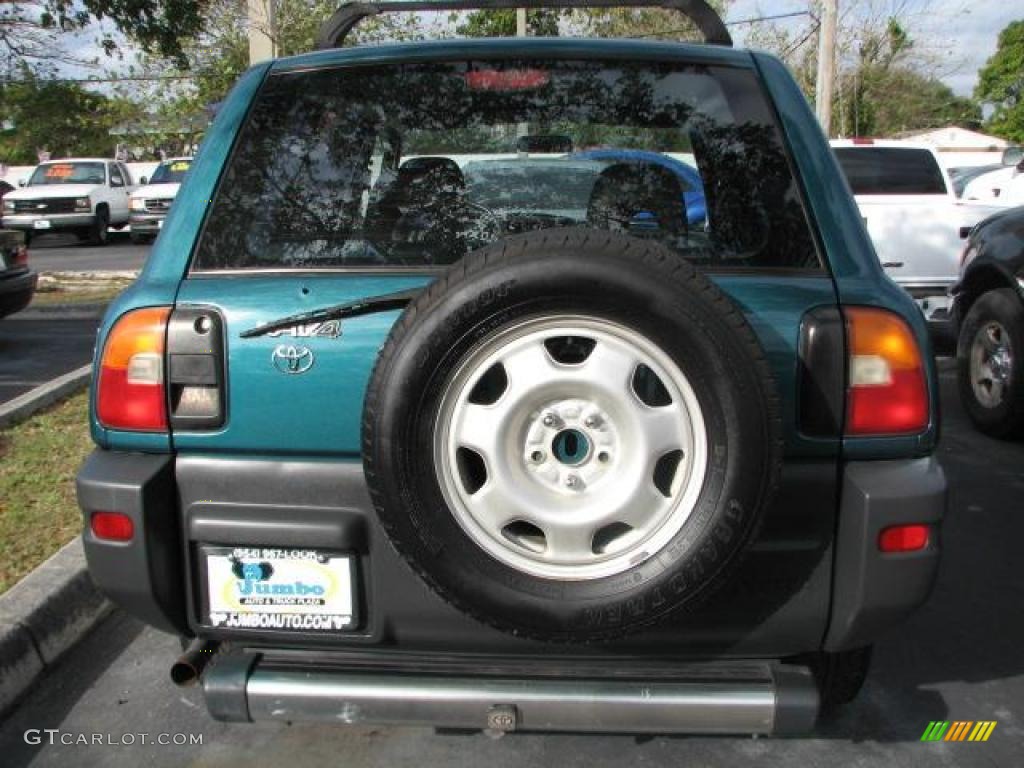 1997 RAV4 4WD - Dark Green Metallic / Gray photo #9