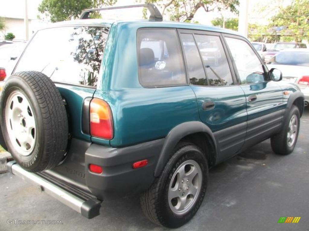1997 RAV4 4WD - Dark Green Metallic / Gray photo #12