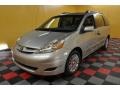 2008 Silver Shadow Pearl Toyota Sienna XLE  photo #2