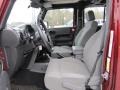 Dark Slate Gray/Medium Slate Gray 2007 Jeep Wrangler Unlimited Rubicon 4x4 Interior Color