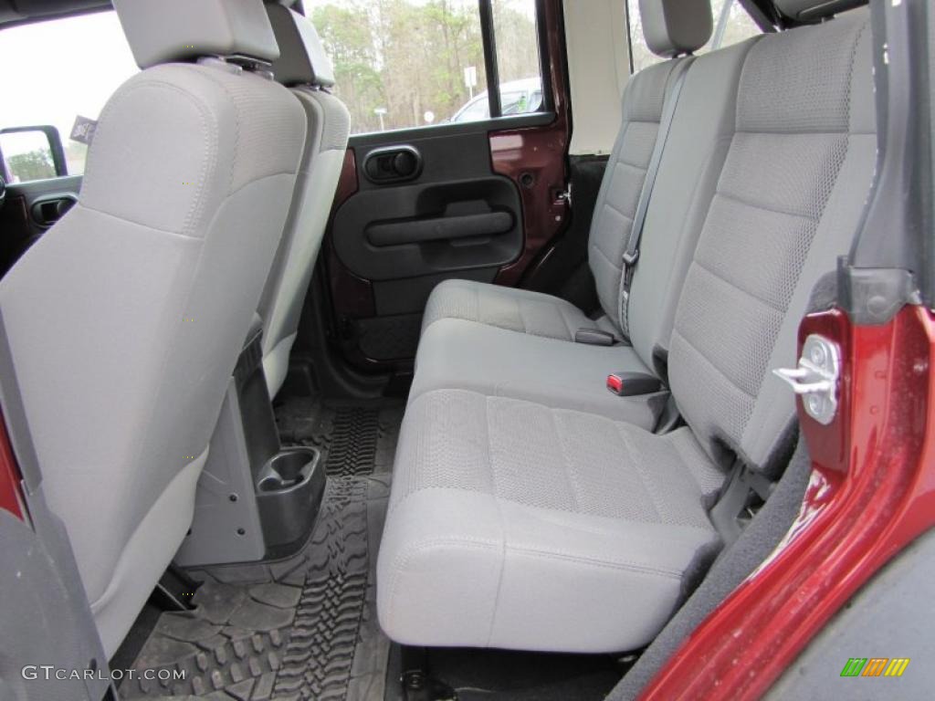 Dark Slate Gray/Medium Slate Gray Interior 2007 Jeep Wrangler Unlimited Rubicon 4x4 Photo #44056054