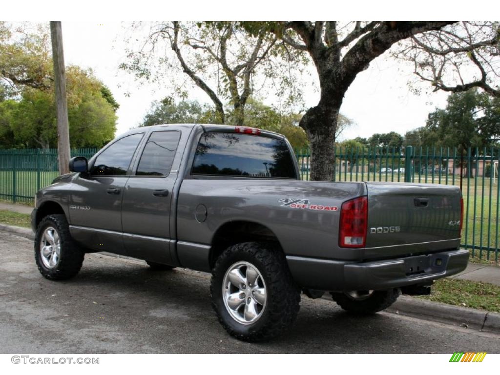 2002 Ram 1500 Sport Quad Cab 4x4 - Graphite Metallic / Dark Slate Gray photo #6