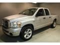 2007 Bright Silver Metallic Dodge Ram 1500 ST Quad Cab  photo #3